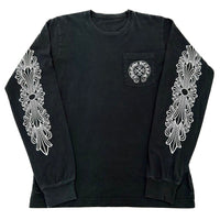 Thumbnail for Chrome Hearts Horseshoe Floral Long-Sleeve Tee