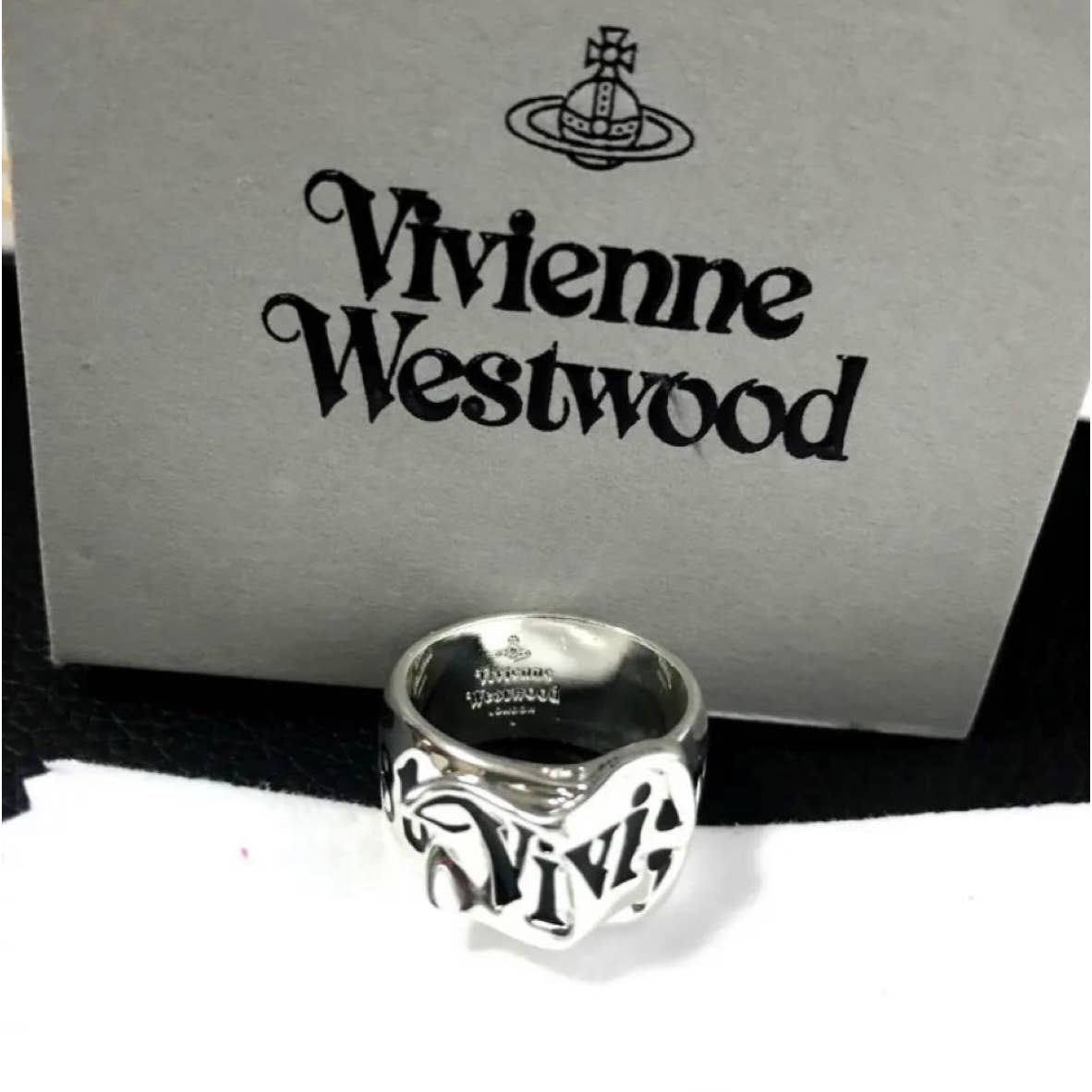 Vivienne Westwood Belt Silver Ring