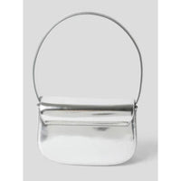 Thumbnail for Diesel 1DR xs crossbody side bag in silver metallic leather