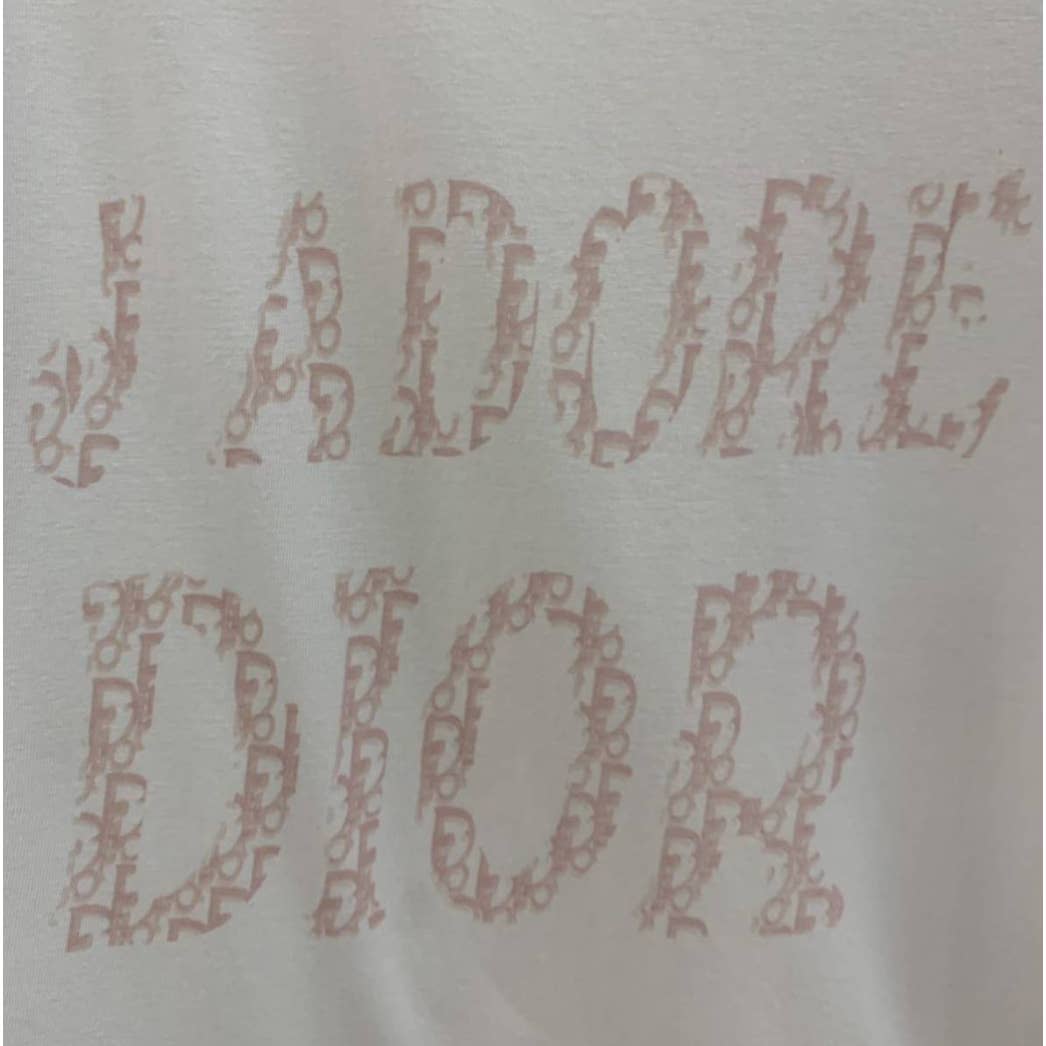 Christian Dior Paris J'ADORE DIOR BOUTIQUE Trotter Short Sleeve Top