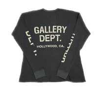 Thumbnail for GALLERY DEPT Thermal Logo Waffle-Knit Longsleeve