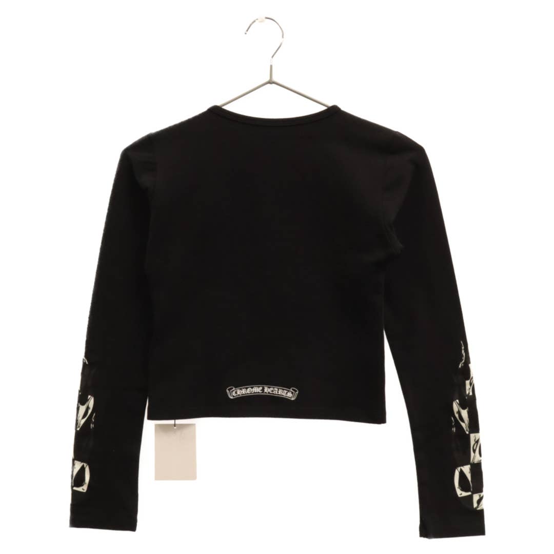 Chrome Hearts × Matty Boy Crop Top Long Sleeve T-Shirt