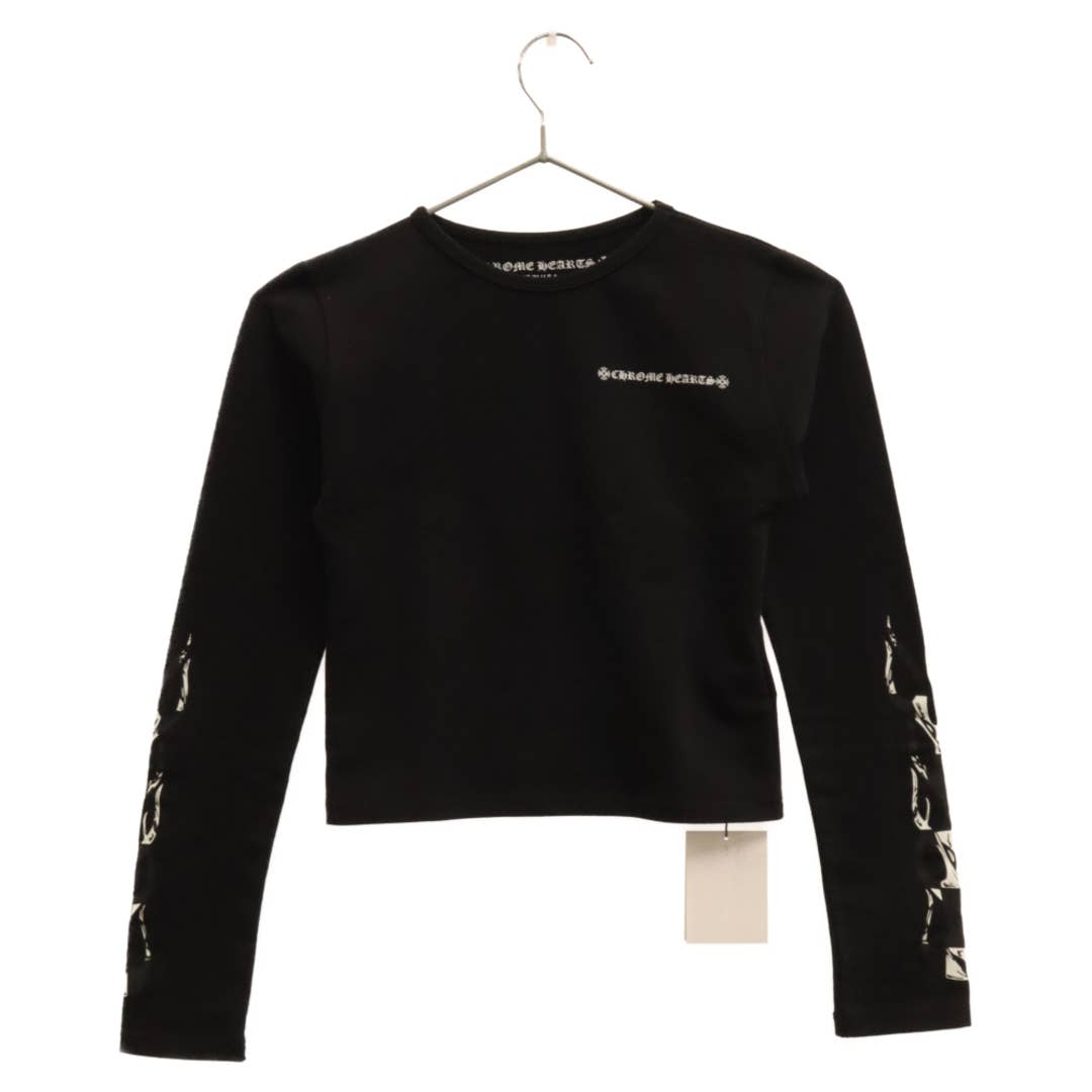 Chrome Hearts × Matty Boy Crop Top Long Sleeve T-Shirt