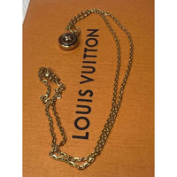 Thumbnail for Louis Vuitton Mini Charm Necklace Chocolate