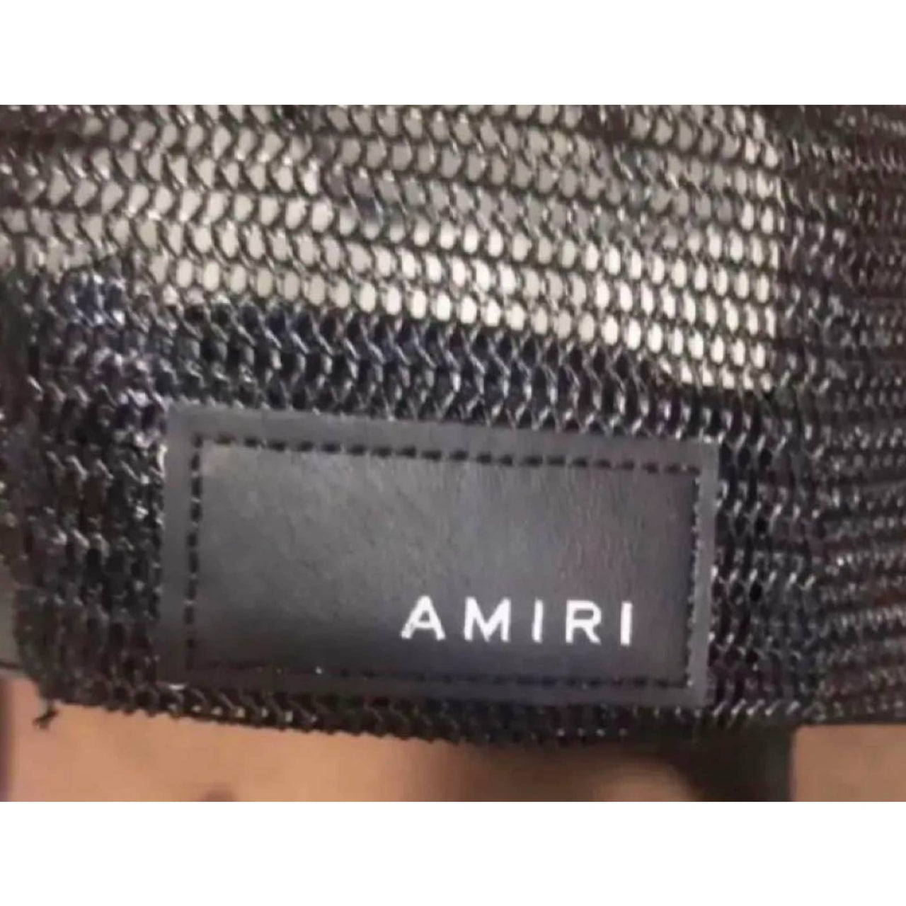 AMIRI iconic AMIRI spellout Mike Amiri Logo Mesh Cap