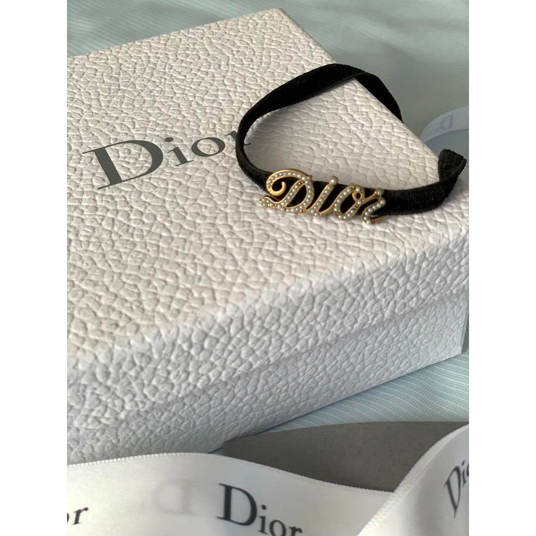 Christian Dior Ja'Dior Choker Logo necklace