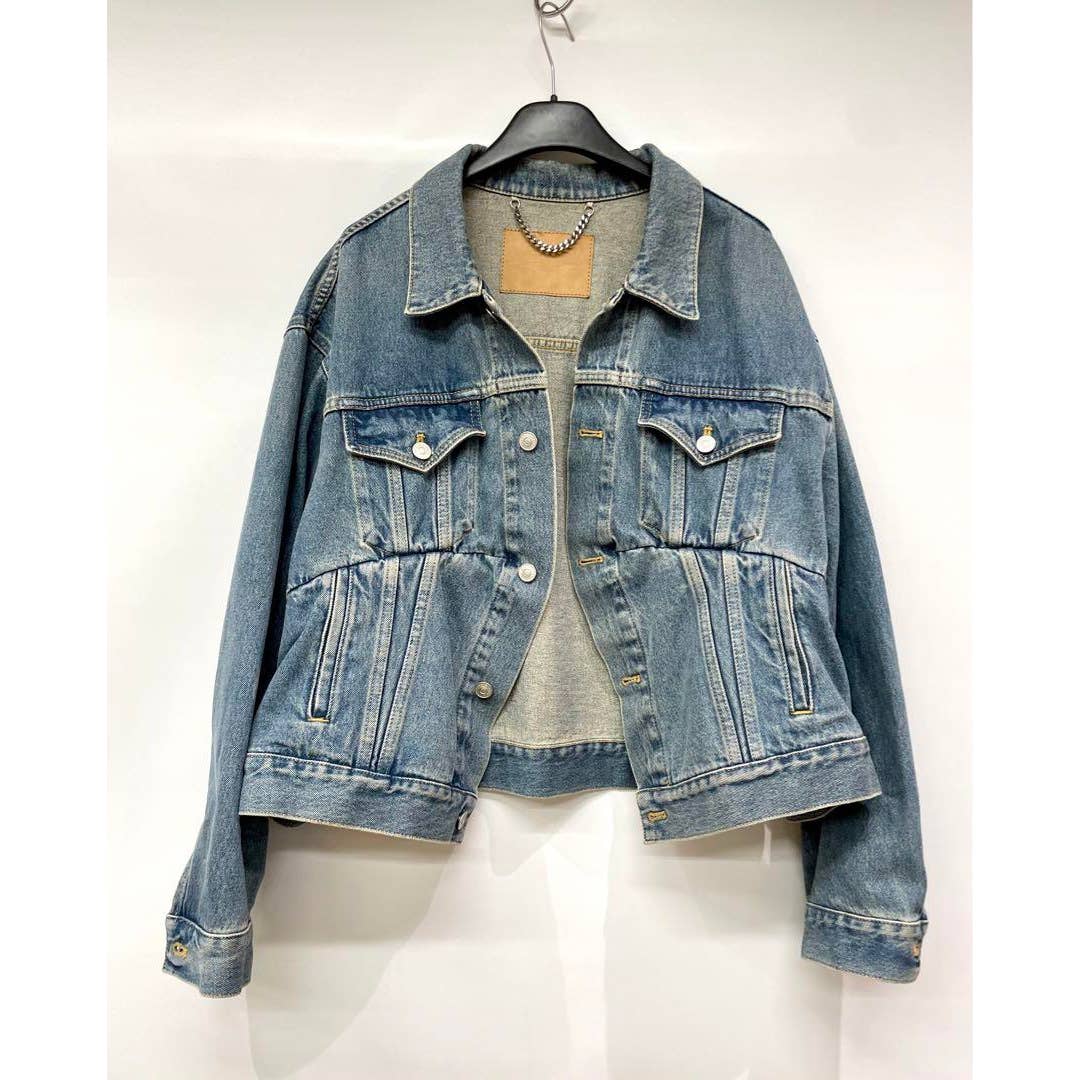 SS16 Balenciaga Archive Swing Denim Jacket