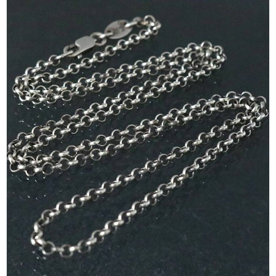 Chrome Hearts Roll Chain Necklace Silver