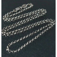 Thumbnail for Chrome Hearts Roll Chain Necklace Silver