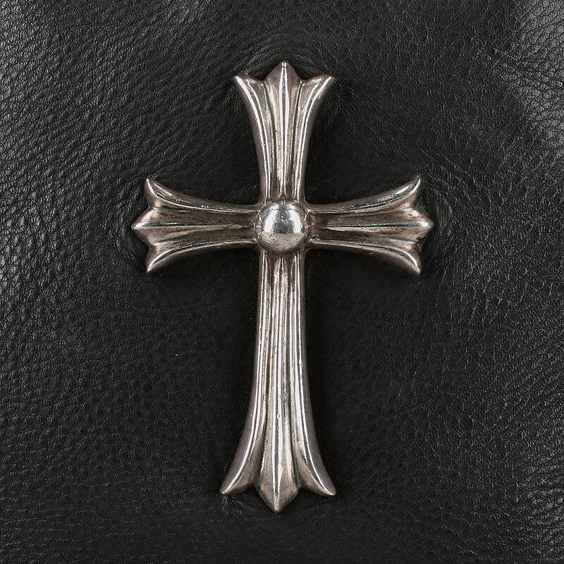 Chrome Hearts Jillian Large Cross Leather Shoulder Bag