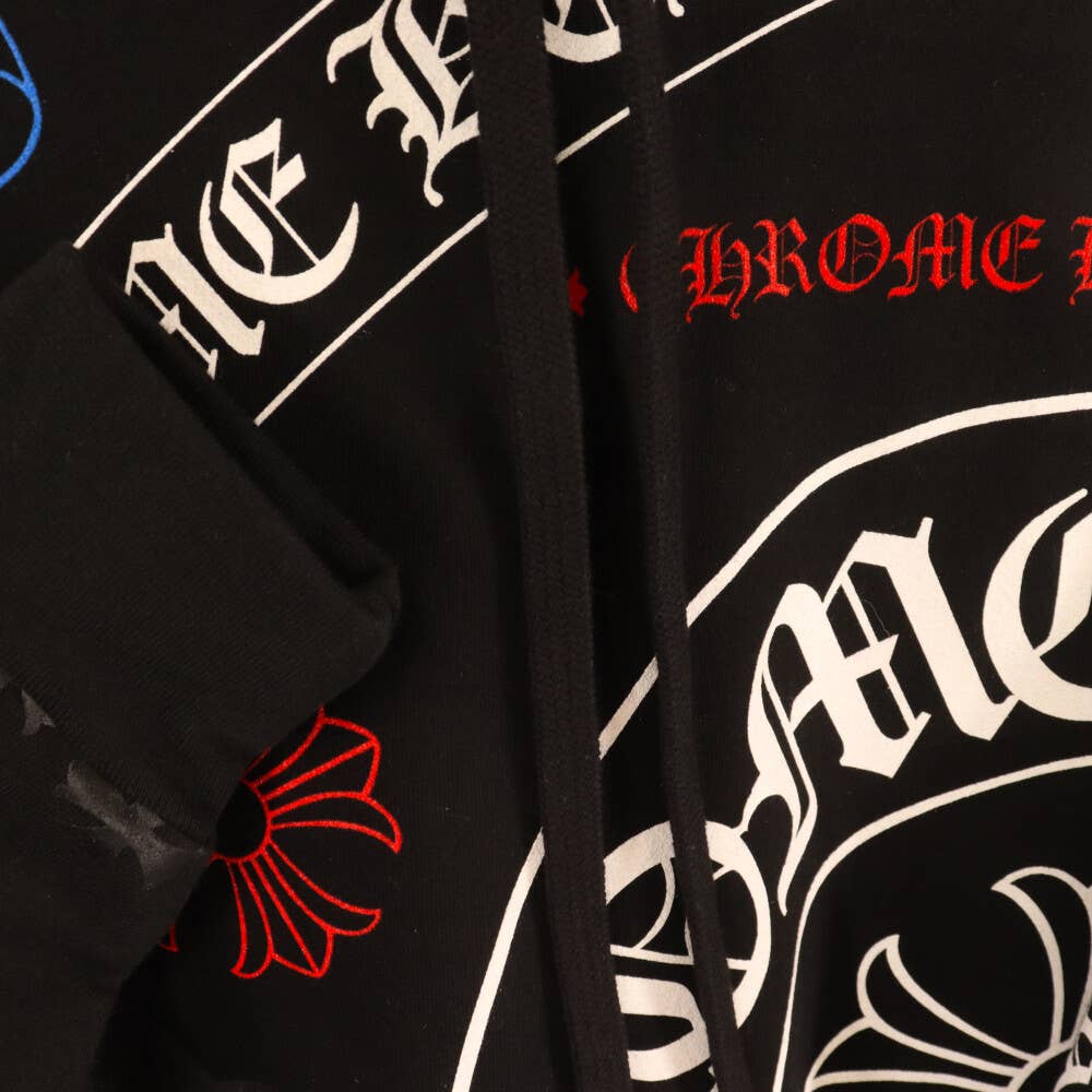 CHROME HEARTS Stencil Allover Print Hoodie