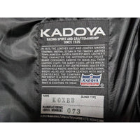 Thumbnail for KADOYA BLACK HORSE RACING cowhide leather padded riders jacket