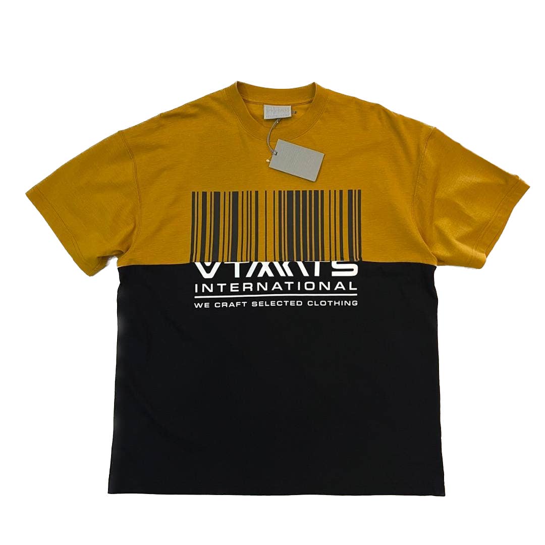 23SS Vetements International Split Logo Tee