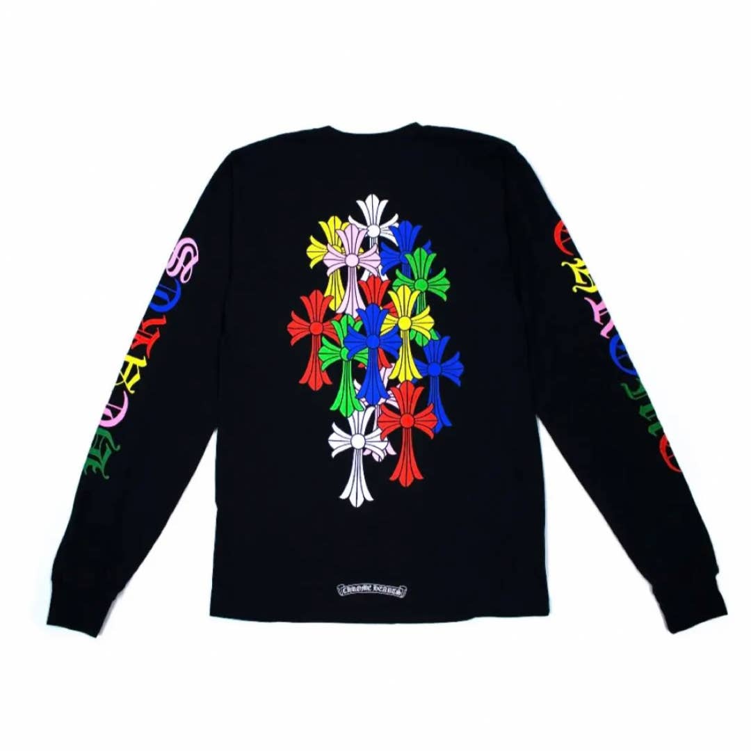 Chrome Hearts Rainbow Cross Cemetary Longsleeve