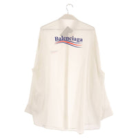 Thumbnail for BALENCIAGA SS22 Campaign Logo Long Sleeve Sheer Shirt