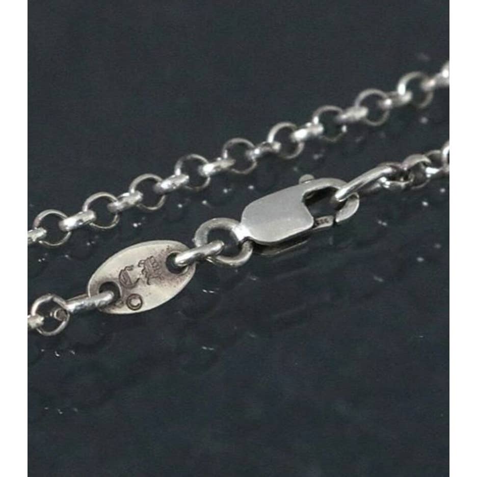 Chrome Hearts Roll Chain Necklace Silver