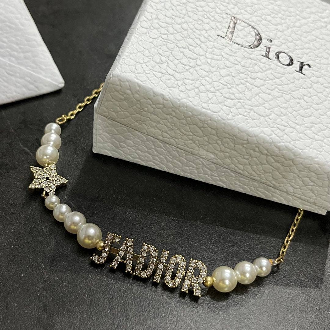 Christian Dior Pearl Ja Dior Choker necklace FNTKS