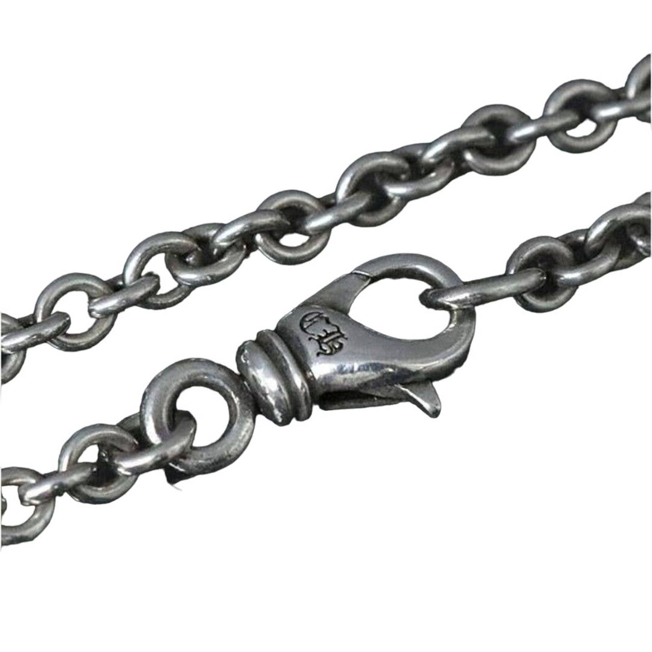 Chrome Hearts Paper Chain Necklace 20 inch Silver