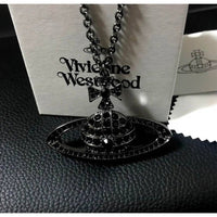 Thumbnail for Vivienne Westwood Black Relief Pendant Necklace