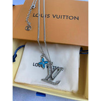 Thumbnail for Louis Vuitton LV Initial Charm Necklace