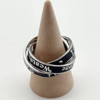 Thumbnail for Rare Archive Vivienne Westwood too fast too live ring triple layered ring