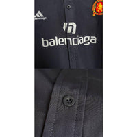 Thumbnail for Balenciaga Adidas Soccer Long-Sleeve Button-Up