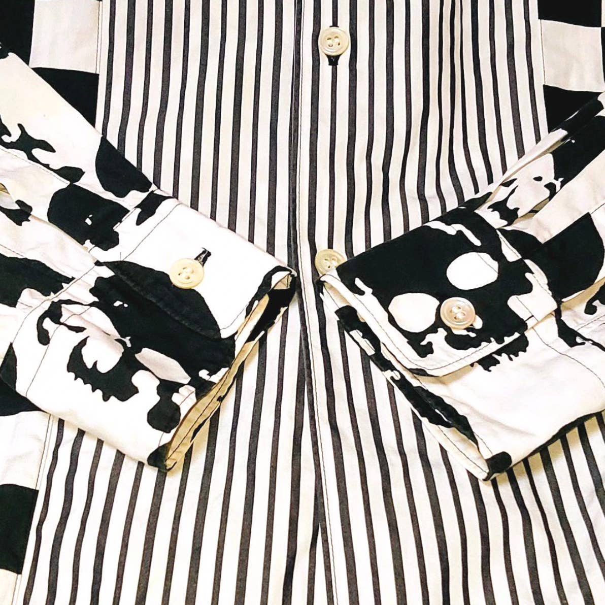 COMME des GARCONS HOMME PLUS SKULL patchwork skull