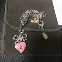 Thumbnail for Vivienne Westwood Ribbon Heart Necklace