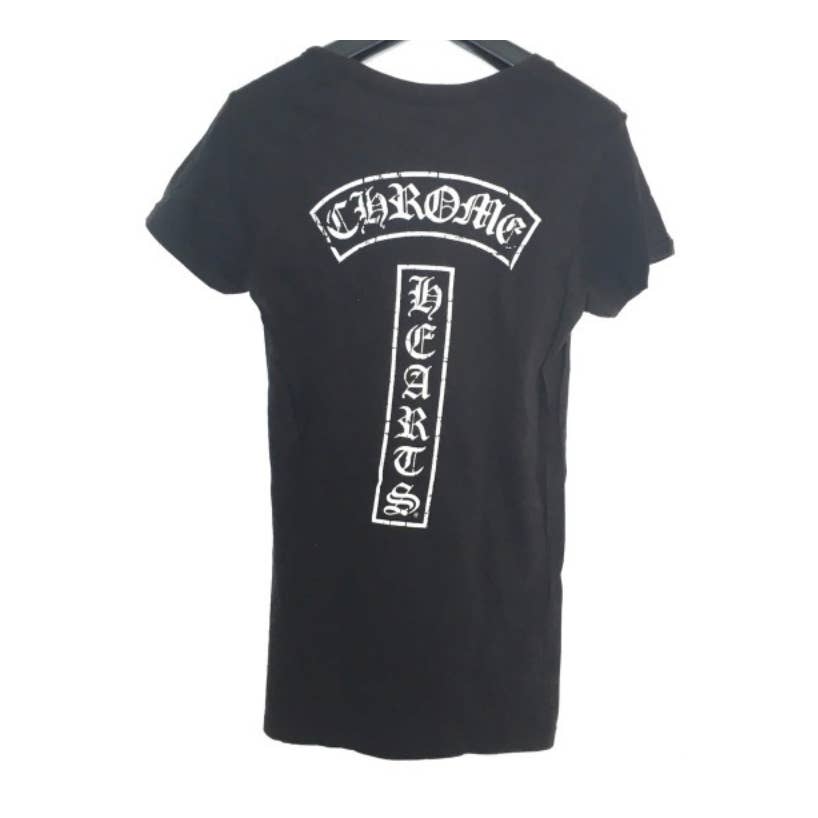 Chrome Hearts Star Short Sleeve Cut and Sew V-Neck