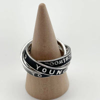 Thumbnail for Rare Archive Vivienne Westwood too fast too live ring triple layered ring