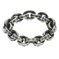 Thumbnail for Chrome Hearts paper chain silver ring