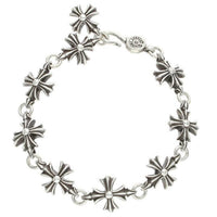 Thumbnail for Chrome Hearts Cutout CH Plus Silver Bracelet