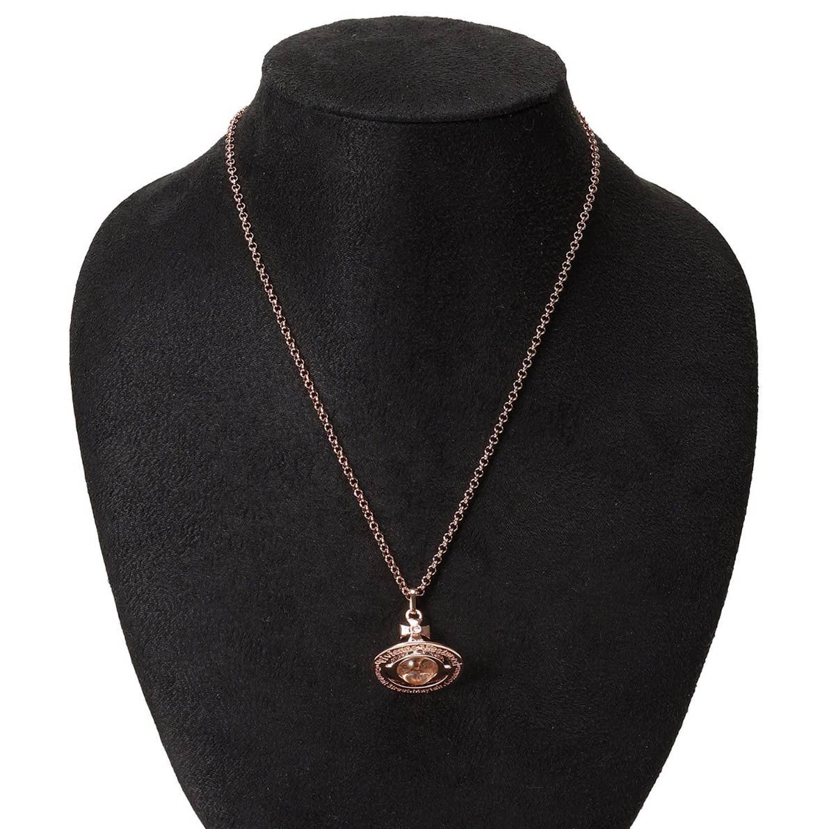 Vivienne Westwood Tiny Rhinestone Orb Necklace