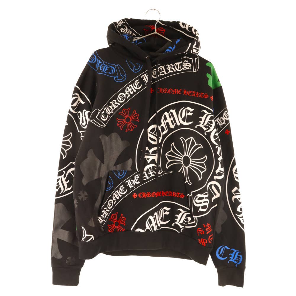 CHROME HEARTS Stencil Allover Print Hoodie