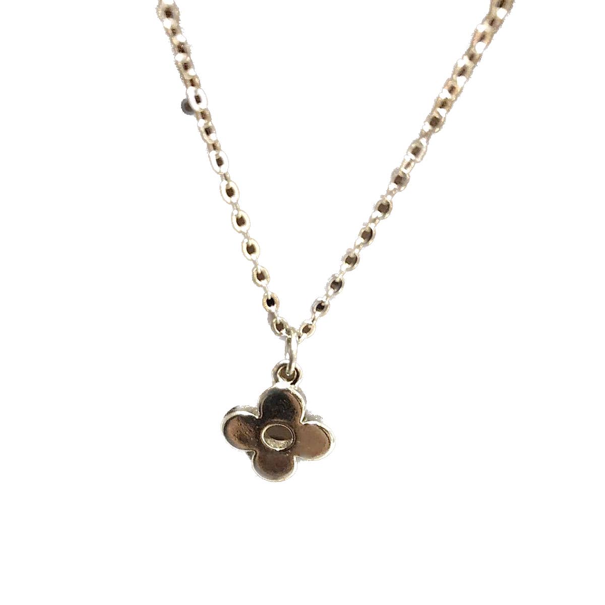 Louis Vuitton Mini Flower Charm Necklace