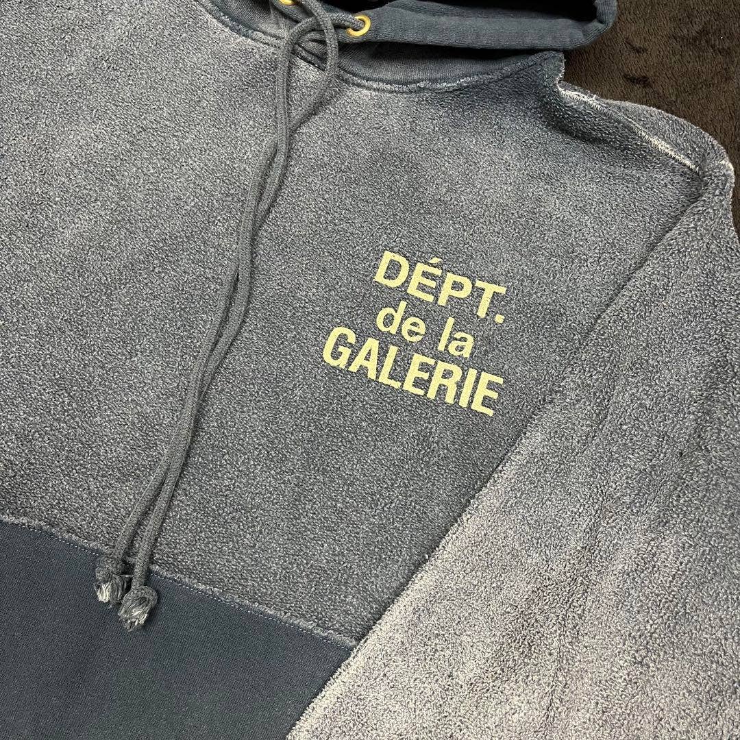 Gallery Dept reversible Black / Blue Hoodie Parka