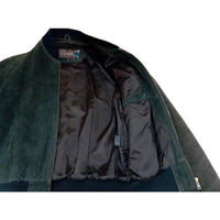 Thumbnail for Vintage Suede Leather Boxy Bomber Jacket