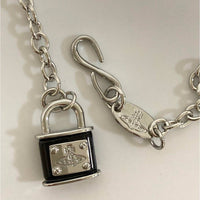 Thumbnail for Vivienne Westwood Padlock lock Orb Necklace