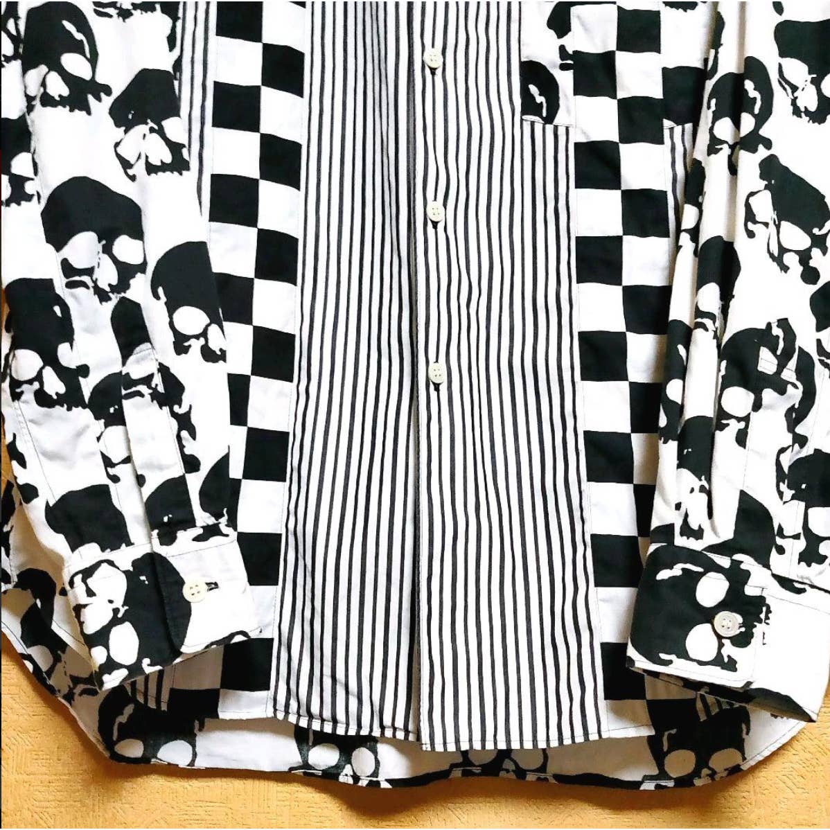 COMME des GARCONS HOMME PLUS SKULL patchwork skull