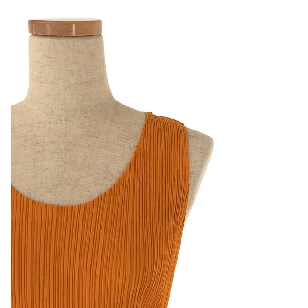 Issey Miyake PLEATS PLEASE cut and sew tank top