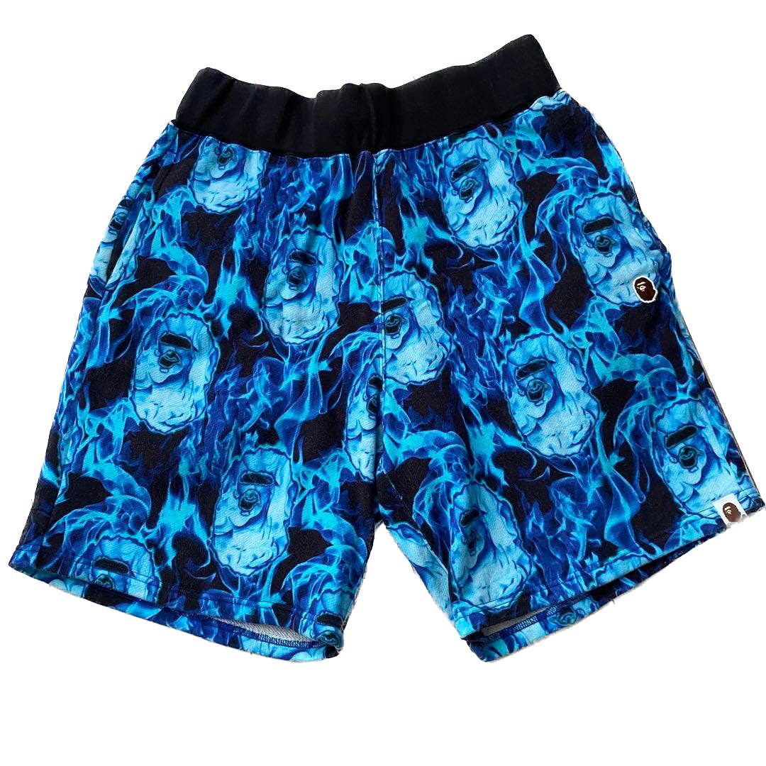 Bape Flame Logo Shorts