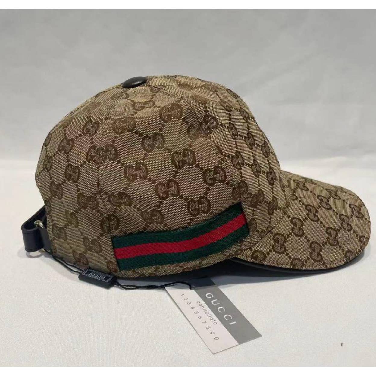 Gucci Cap Hat Baseball Cap GG Canvas Brown Brown Sherry Line Unisex