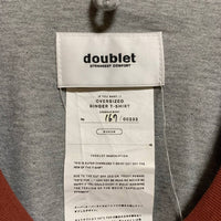 Thumbnail for Doublet 23ss Oversized Cropped Ringer T-Shirt