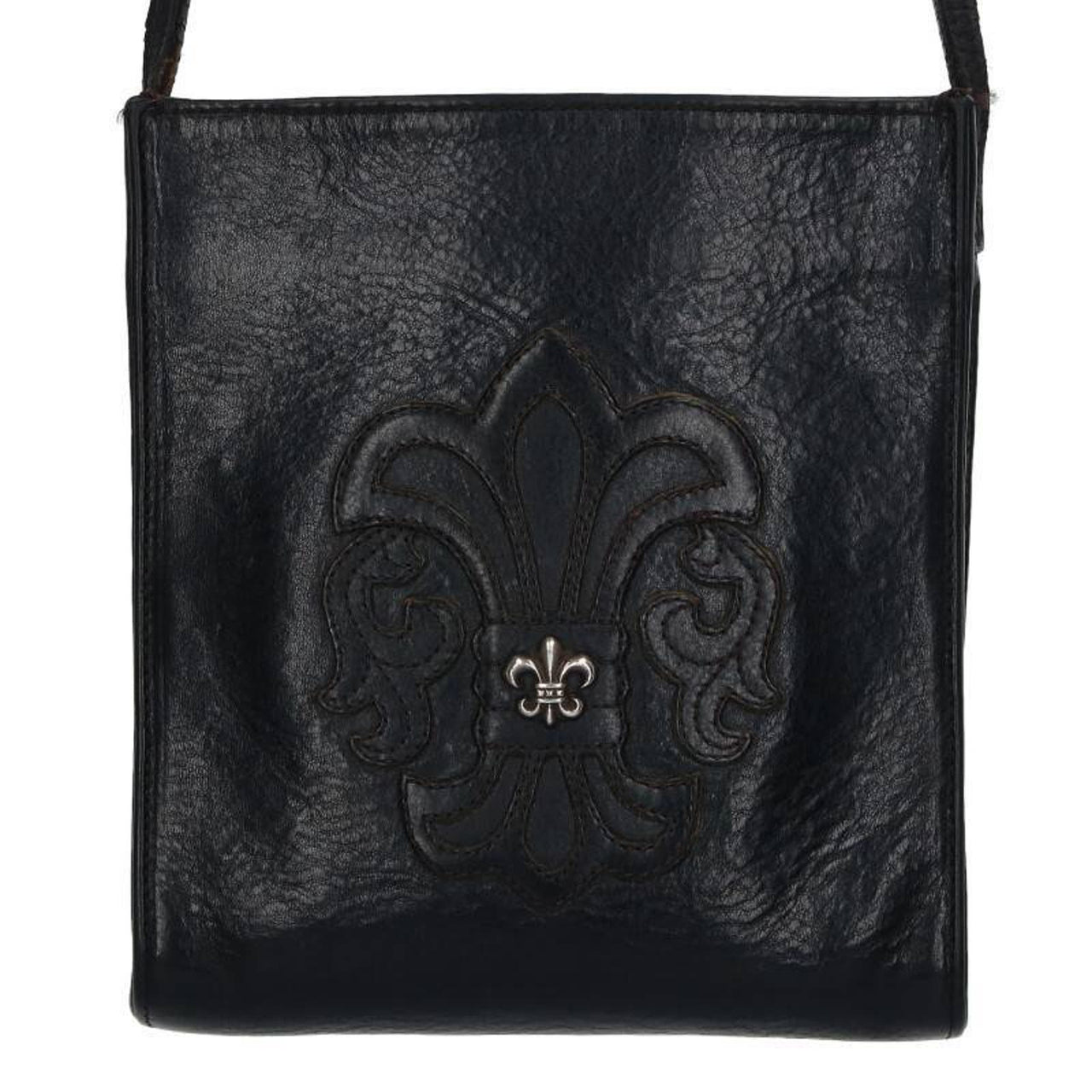 Chrome Hearts Cemetery Cross Patch Dagger Zip Duffle Bag