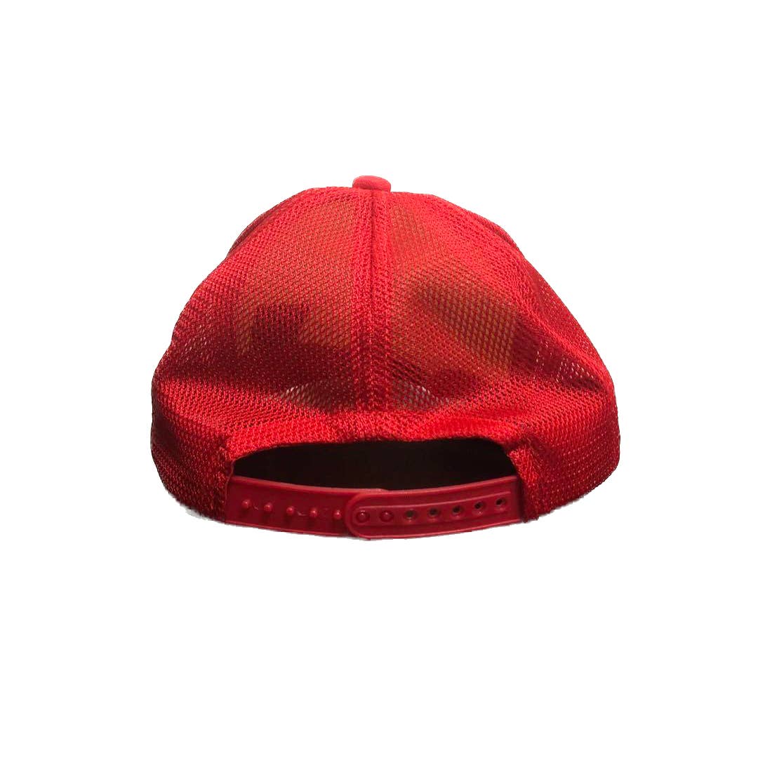 Hysteric Glamour UNLIMITED Mesh Trucker Cap Red