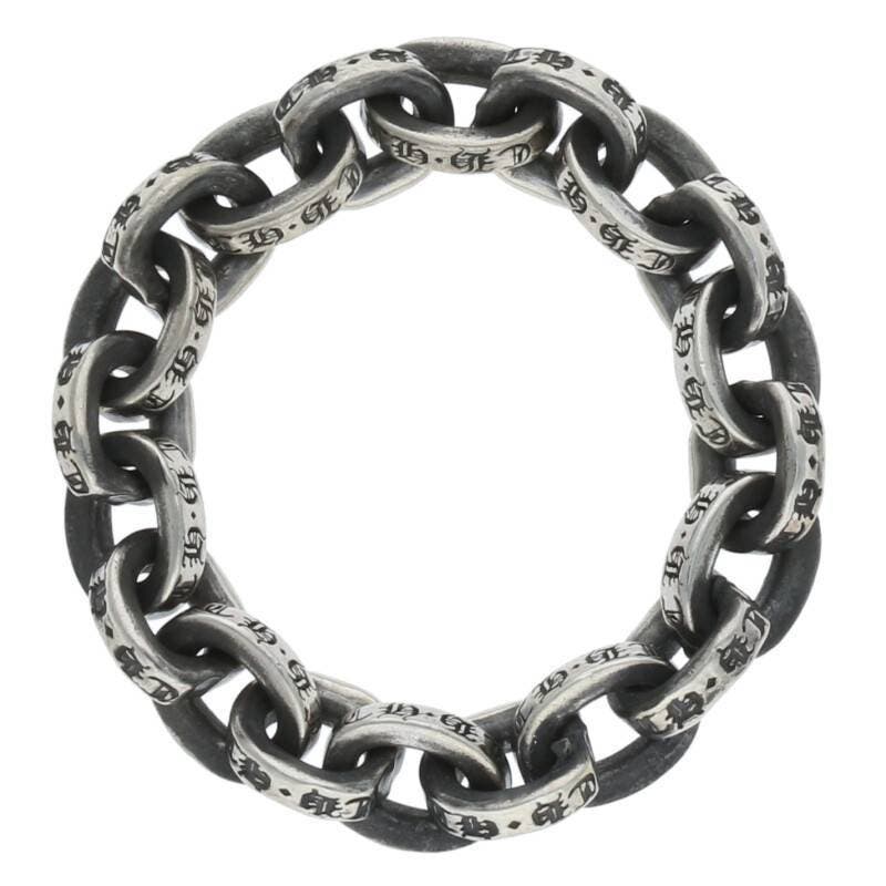 Chrome Hearts paper chain silver ring