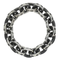 Thumbnail for Chrome Hearts paper chain silver ring