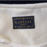 Thumbnail for Kapital Kountry Varsity Jacket Bone Jacket