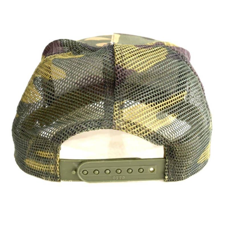 Chrome heats Camo CH trucker Hat Snapback