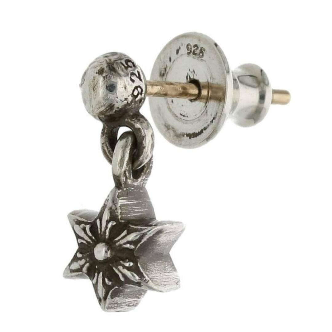 Chrome Hearts Tiny Stardrop Silver Earrings